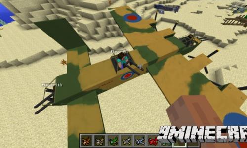 Mod Flans - echipament militar și arme în Minecraft Mod pentru flan de arme
